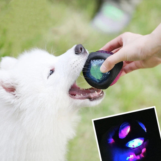 Dog Bite Resistant Ball Sound Bite Toy with luminous effects and sound feature
