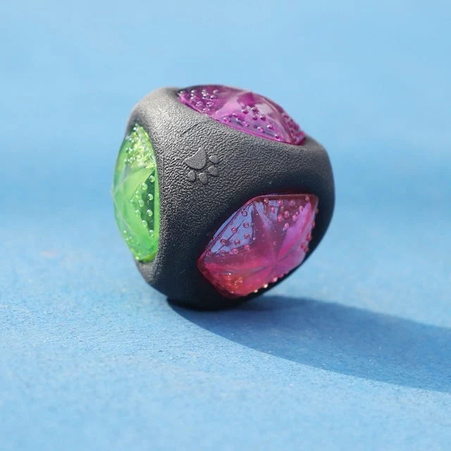 Dog Bite Resistant Ball Sound Bite Toy with luminous effects and sound feature