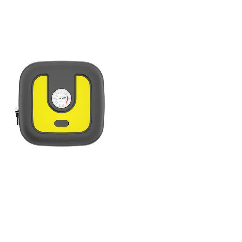 Portable mini air pump for car tires with digital display and compact design