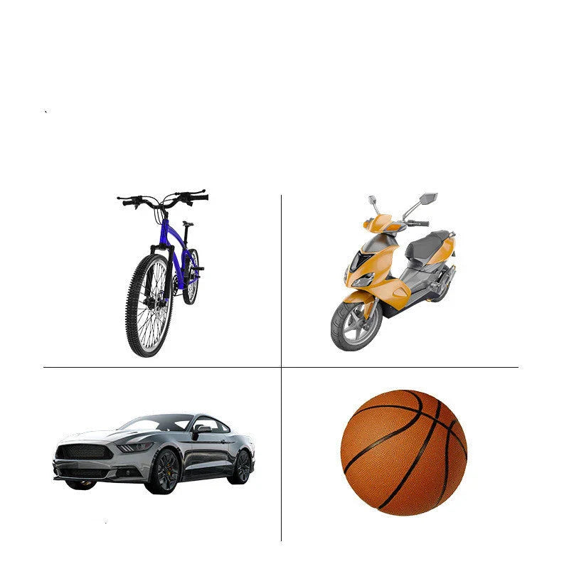 Portable mini air pump for car tires with digital display and compact design