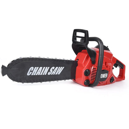 Kids electric chainsaw toy with real engine sound, safe for children