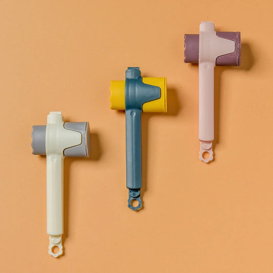 Durable food sealing clip in pink, white, or dark blue for keeping milk powder fresh