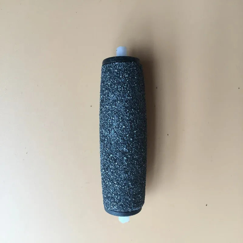 Silk soft electric foot sander replacement grinding head in black, ABS frosted finish, 55.8mm length