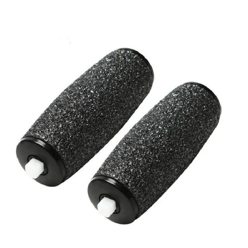 Silk soft electric foot sander replacement grinding head in black, ABS frosted finish, 55.8mm length