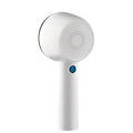 White rechargeable electric clothes shaver for removing fabric pills from jerseys