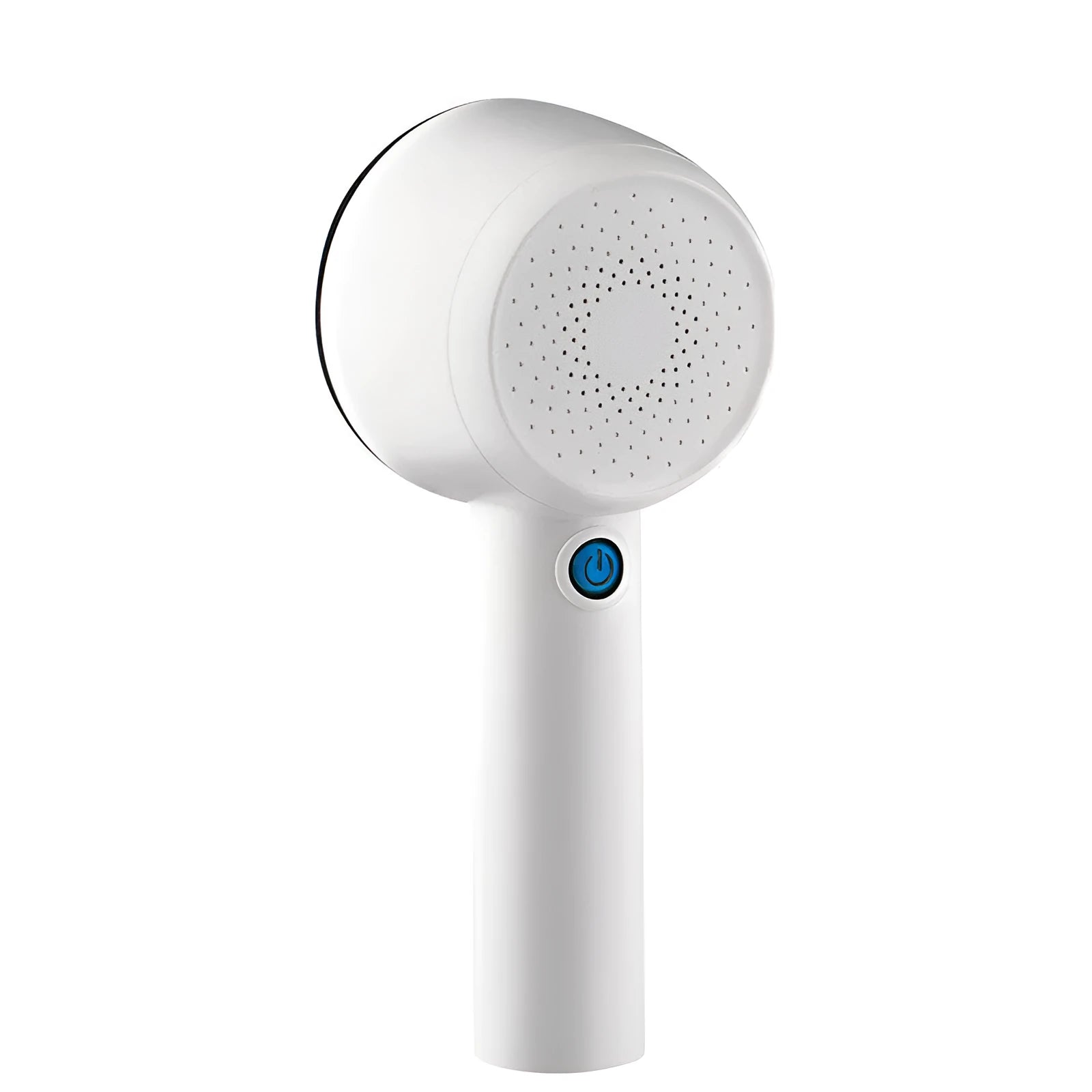 White rechargeable electric clothes shaver for removing fabric pills from jerseys
