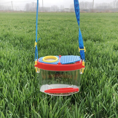 Children's bug viewer magnifier with 6X lens for exploring insects and plants