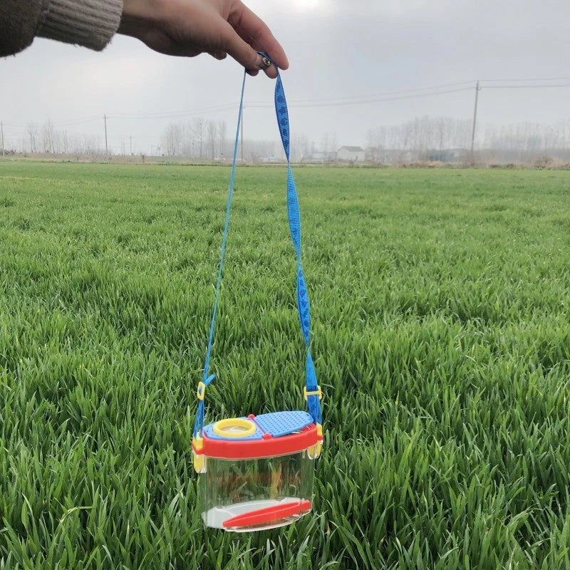 Children's bug viewer magnifier with 6X lens for exploring insects and plants