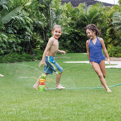 Green Caterpillar Water Sprayer Sprinkler for outdoor summer fun