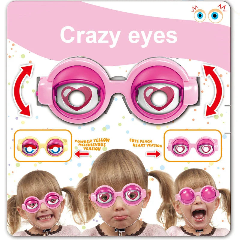 Crazy Eyes Glasses for kids' parties and pranks in various colours