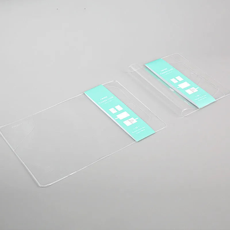 Transparent EVA book jacket for A6 loose-leaf books 311x198mm clear protective cover