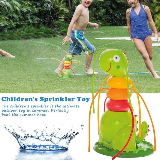 Green Caterpillar Water Sprayer Sprinkler for outdoor summer fun