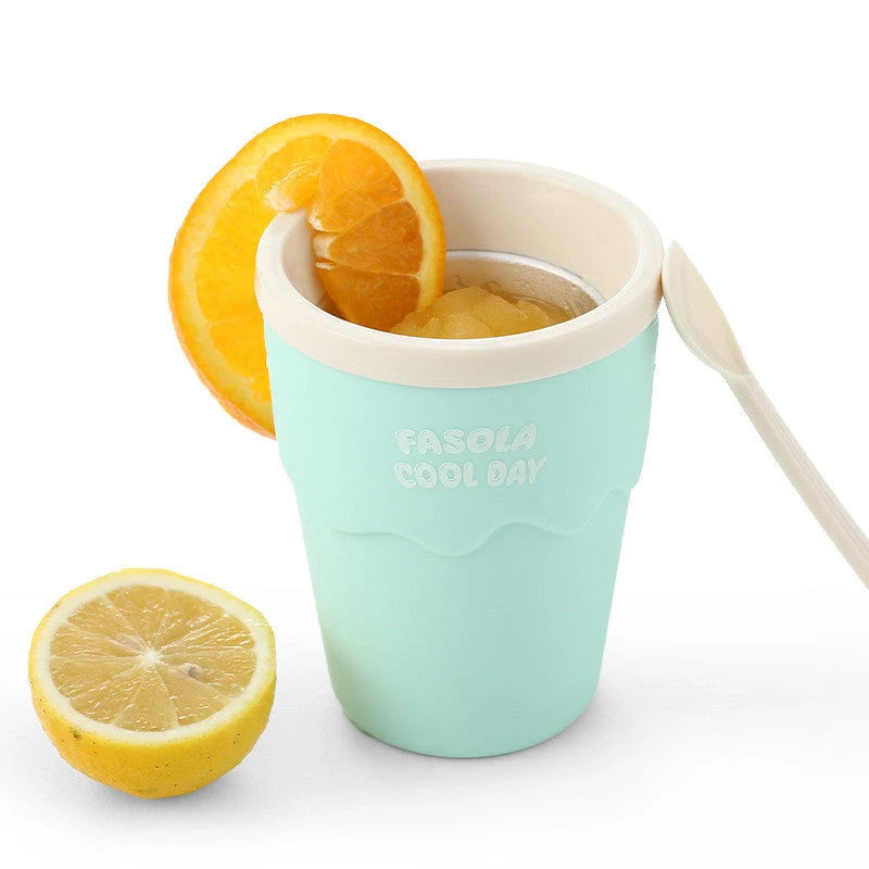 Slushy Mug Magic Slush Ice Maker in pink, blue, and set options for quick DIY frozen treats