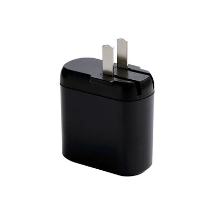 Compact 3-port USB fast charger with LED display for real-time charging status monitoring