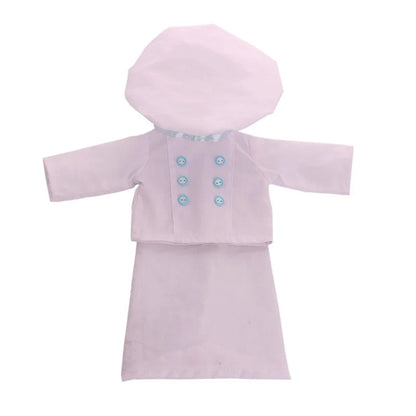 Doll Clothes Americangirl Accessories Chef Clothes for 18-inch Dolls