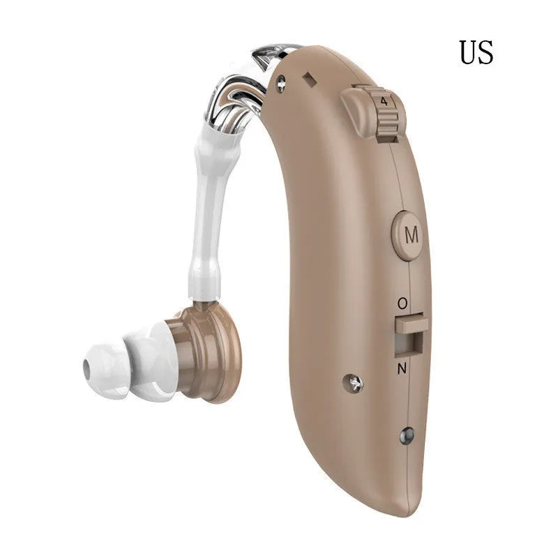 Blue G25 Sound Collector Hearing Aid Earphone with charging port and intelligent noise reduction for health massage