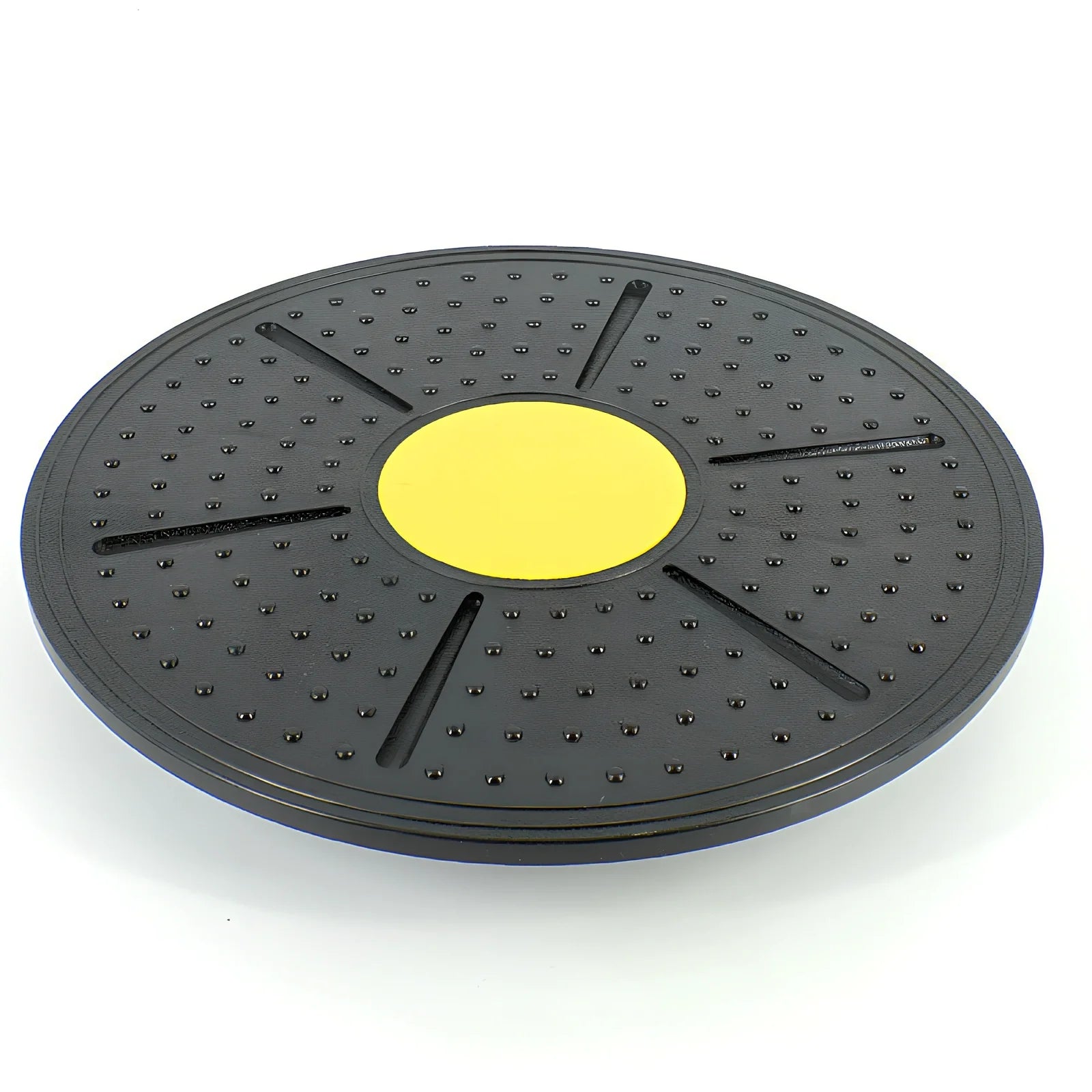 Yoga balance board with 360-degree rotation capability and 150kg weight capacity for stability exercises