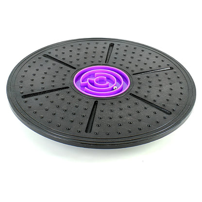 Yoga balance board with 360-degree rotation capability and 150kg weight capacity for stability exercises