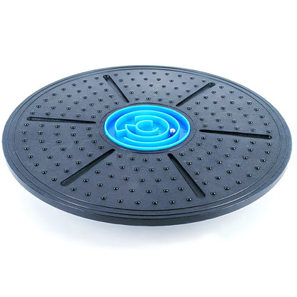 Yoga balance board with 360-degree rotation capability and 150kg weight capacity for stability exercises