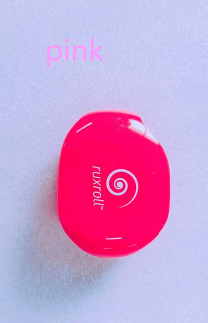 Automatic earphone cable winder in various colours, compact and lightweight design