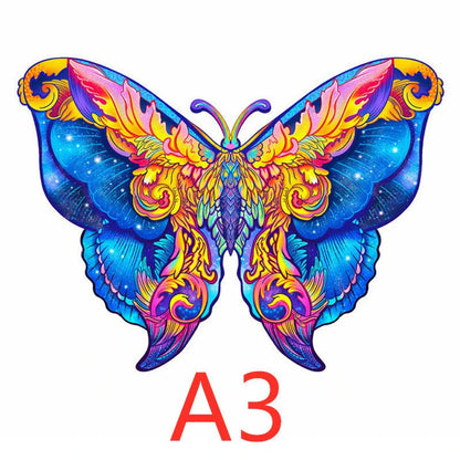 DIY wooden animal puzzles crafted from eco-friendly basswood, featuring various sizes and designs