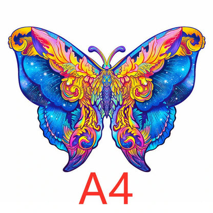 DIY wooden animal puzzles crafted from eco-friendly basswood, featuring various sizes and designs