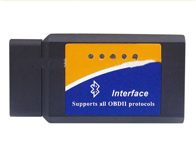 Bluetooth OBD2 auto car diagnostic interface scanner ELM327 with LED indicators and RS232 output