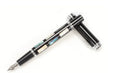 Ceramic colour lacquer pen with metal shell, shown with 0.5mm, 0.7mm, and 1.5mm nib options.