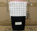 Round Korean-style canvas pencil bag with cartoon pattern measuring 19x7.5x12.5cm