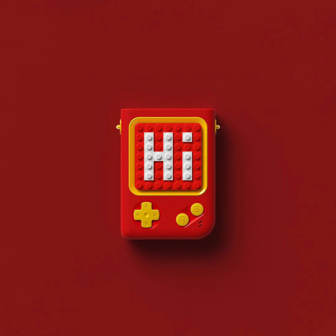 Creative Game Console Portable Handheld Mini Fan with turbofan blade and TYPE-C charging