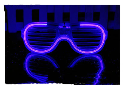 LED light up glasses in various colours with adjustable shining modes for parties