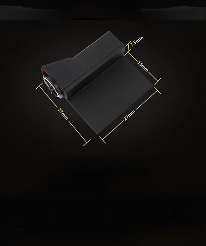 PU leather car seat gap storage box with USB charging port and cup holder function