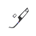 Carbon fibre decorative car window sticker cover with epoxy coating for convertible coupe glass panel