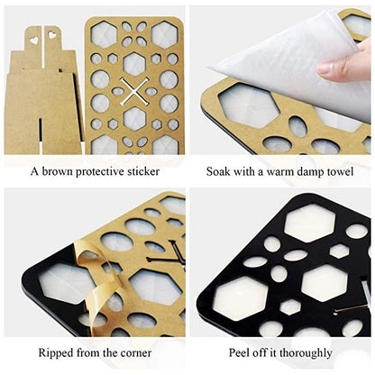 14-hole makeup brush holder in various colours for organizing and drying brushes