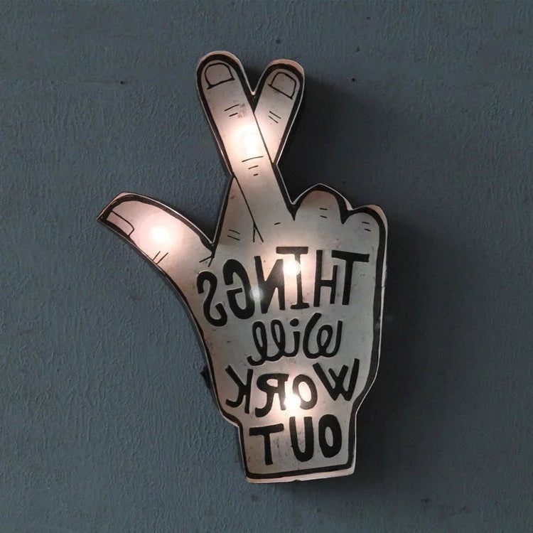 Custom shape LED neon sign with vintage style for wall decoration