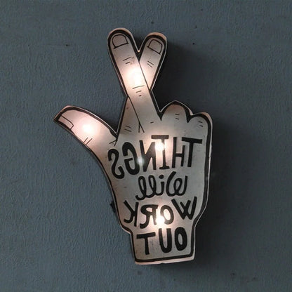 Custom shape LED neon sign with vintage style for wall decoration