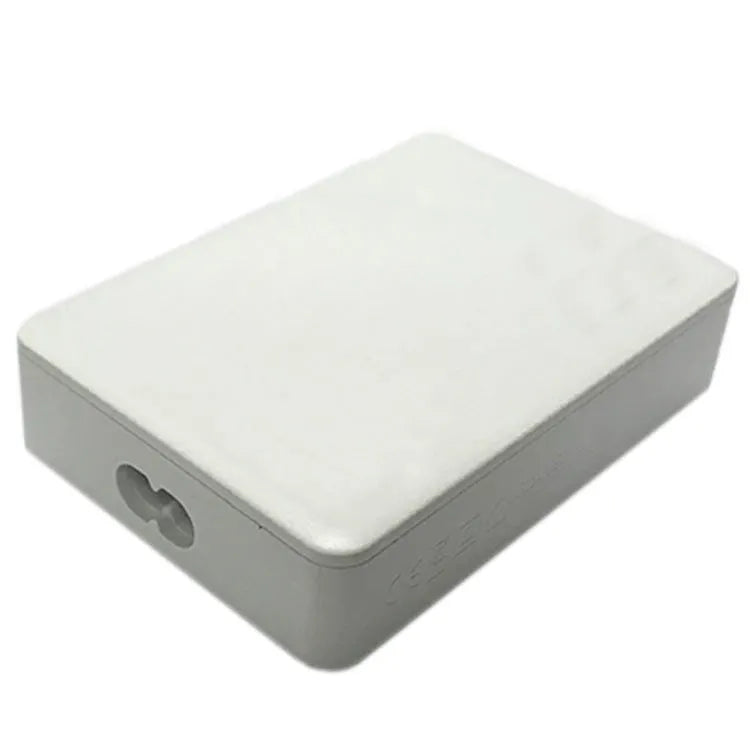 Black and white 60W desktop USB fast charger with 5V output and indication light