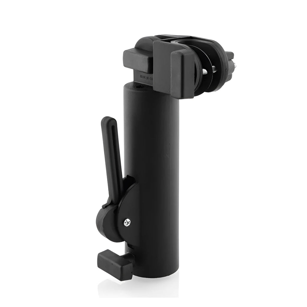 Outdoor plastic umbrella stand bracket 30x4cm in black on patio
