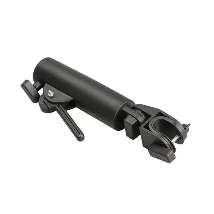 Outdoor plastic umbrella stand bracket 30x4cm in black on patio