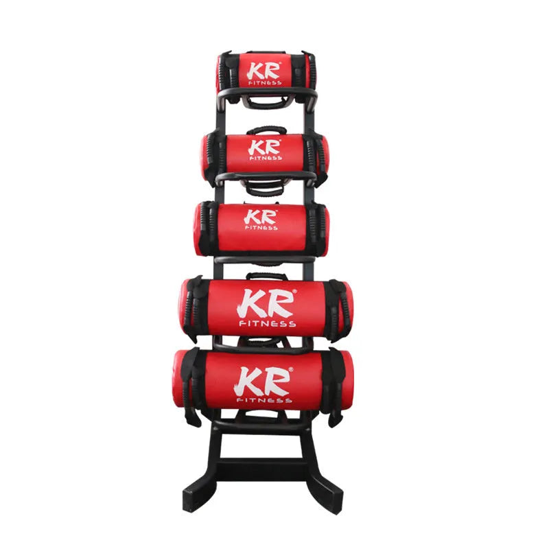 Vigor Red and Cool Black weightlifting sandbags empty shells for strength training and squats