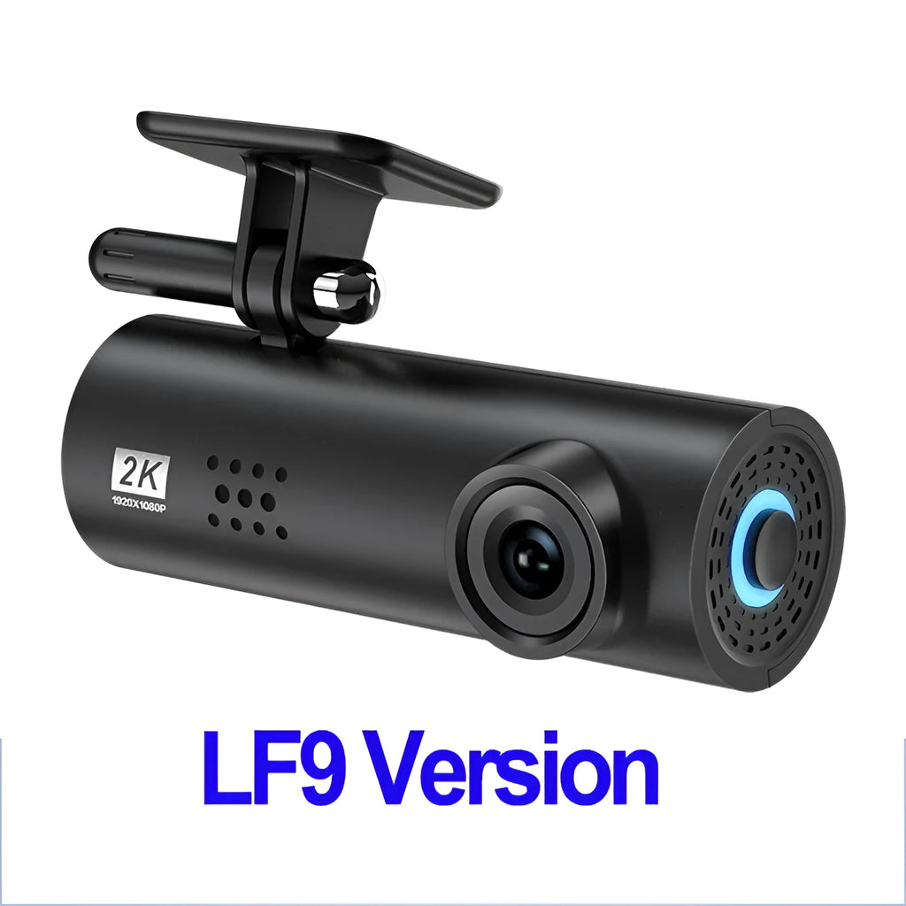 LF9 PRO driving recorder dash cam with WiFi and night vision on car dashboard