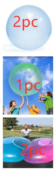 Colorful extra-large inflatable bubble balls in various sizes and vibrant hues, perfect for parties and outdoor fun