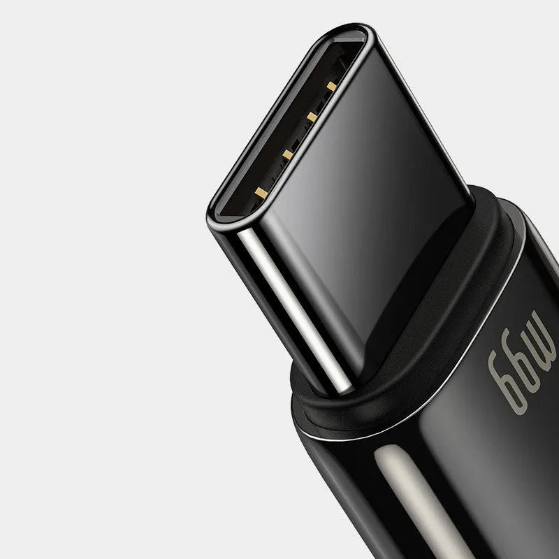 Baseus USB A to Type C charging cable with 66W quick charge support for Android phones