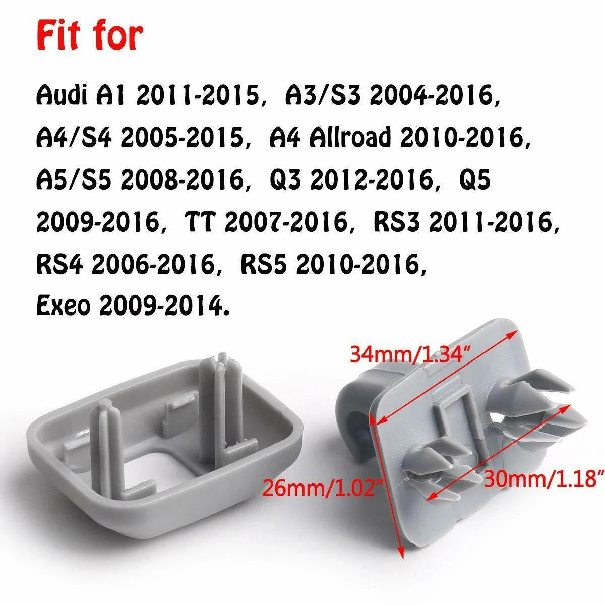 Car sun visor clip baffle clip in grey, beige, and black for GM models