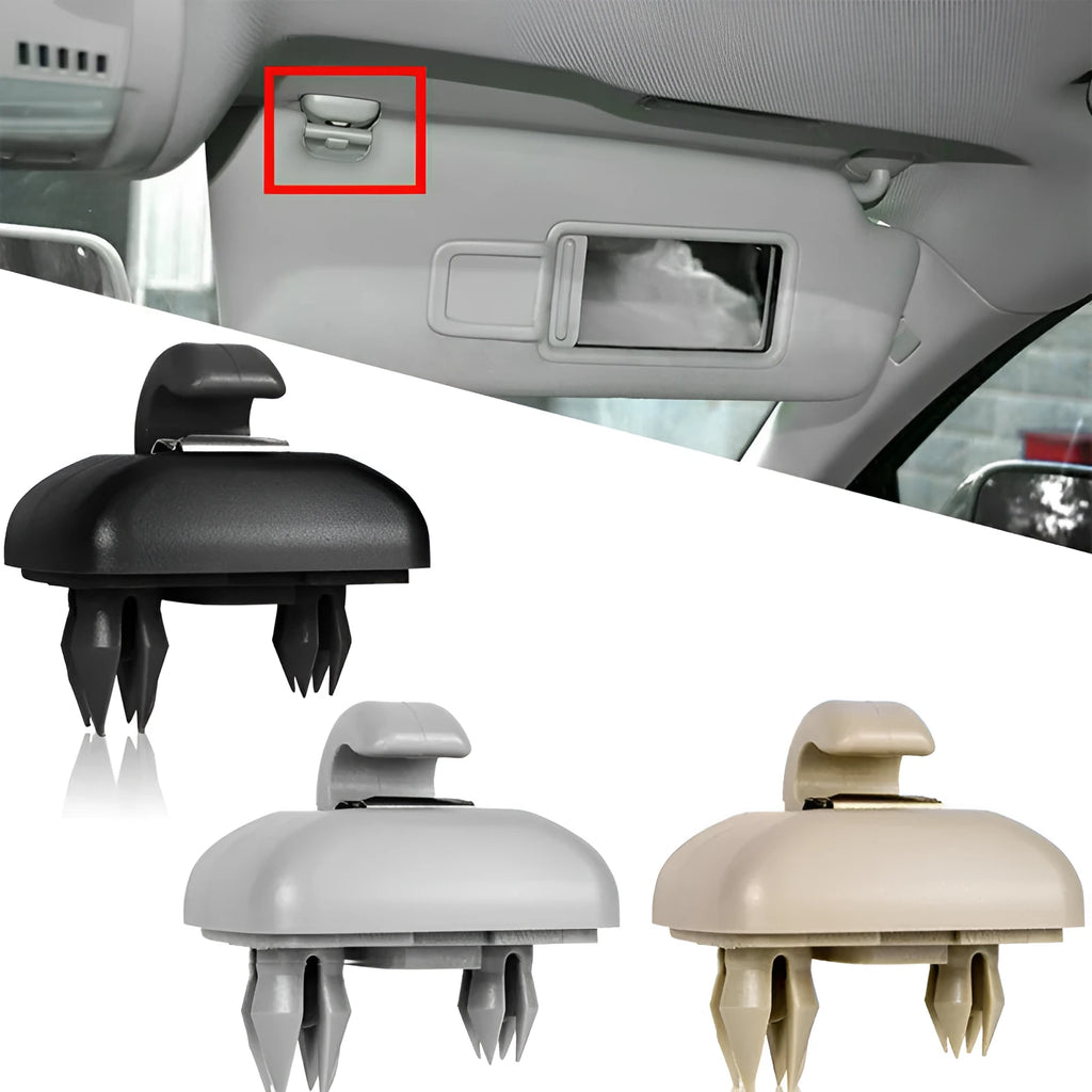 Car sun visor clip baffle clip in grey, beige, and black for GM models