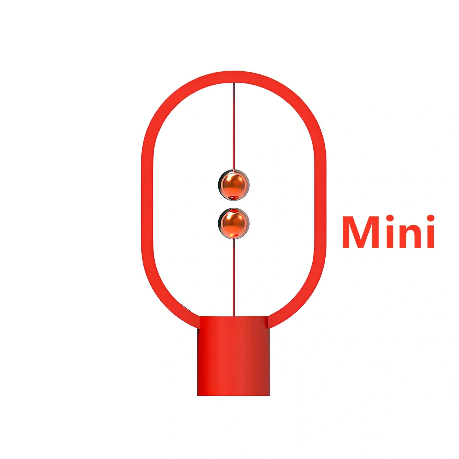 Magnetic bedside night light with ball activation system and adjustable brightness settings