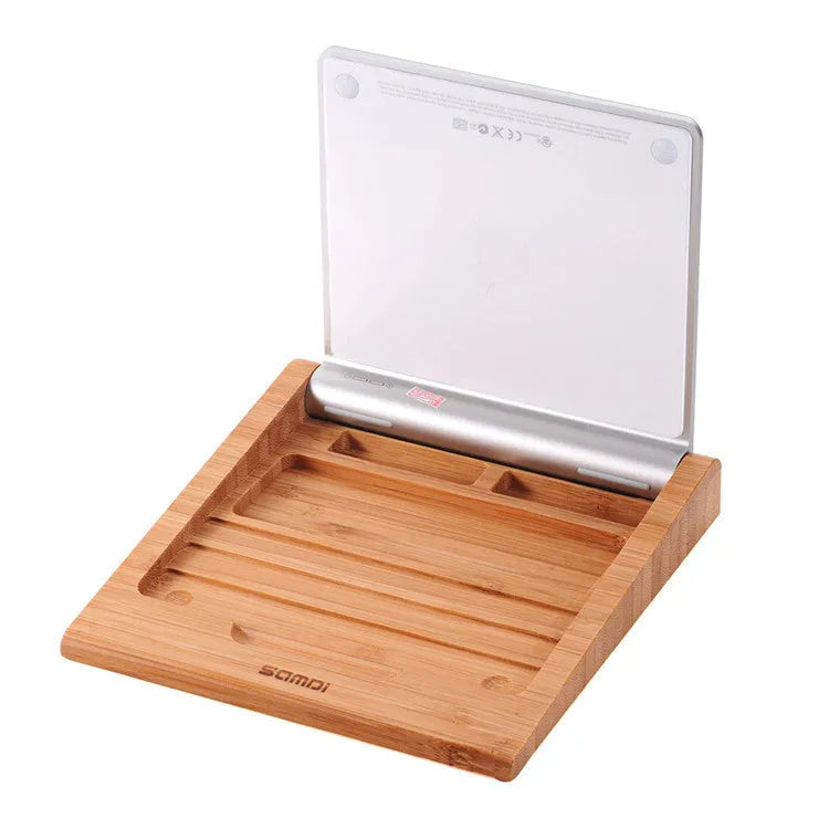 Bamboo wood Apple Bluetooth trackpad bracket for tablet accessories