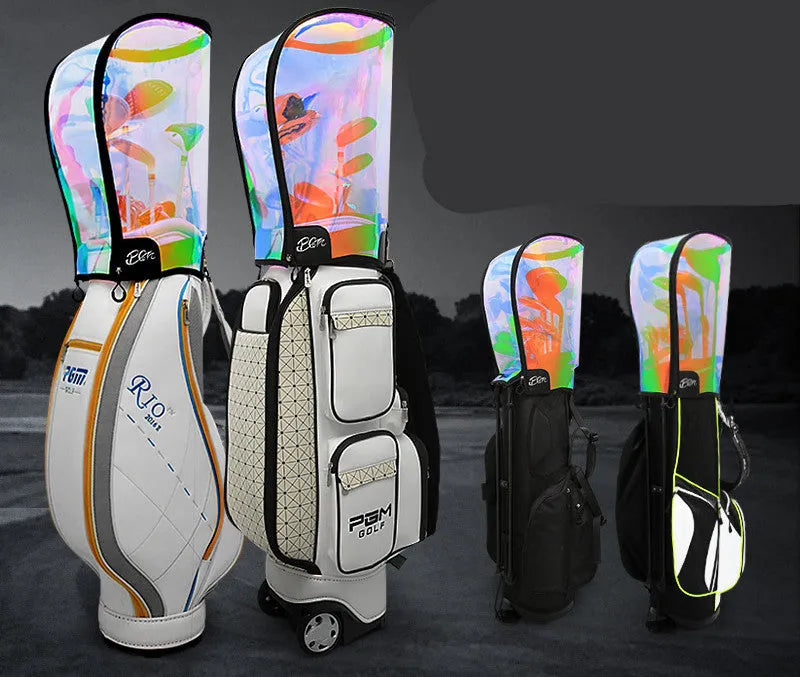 Transparent colourful ball bag cap with adjustable buckle for waterproof sports equipment protection