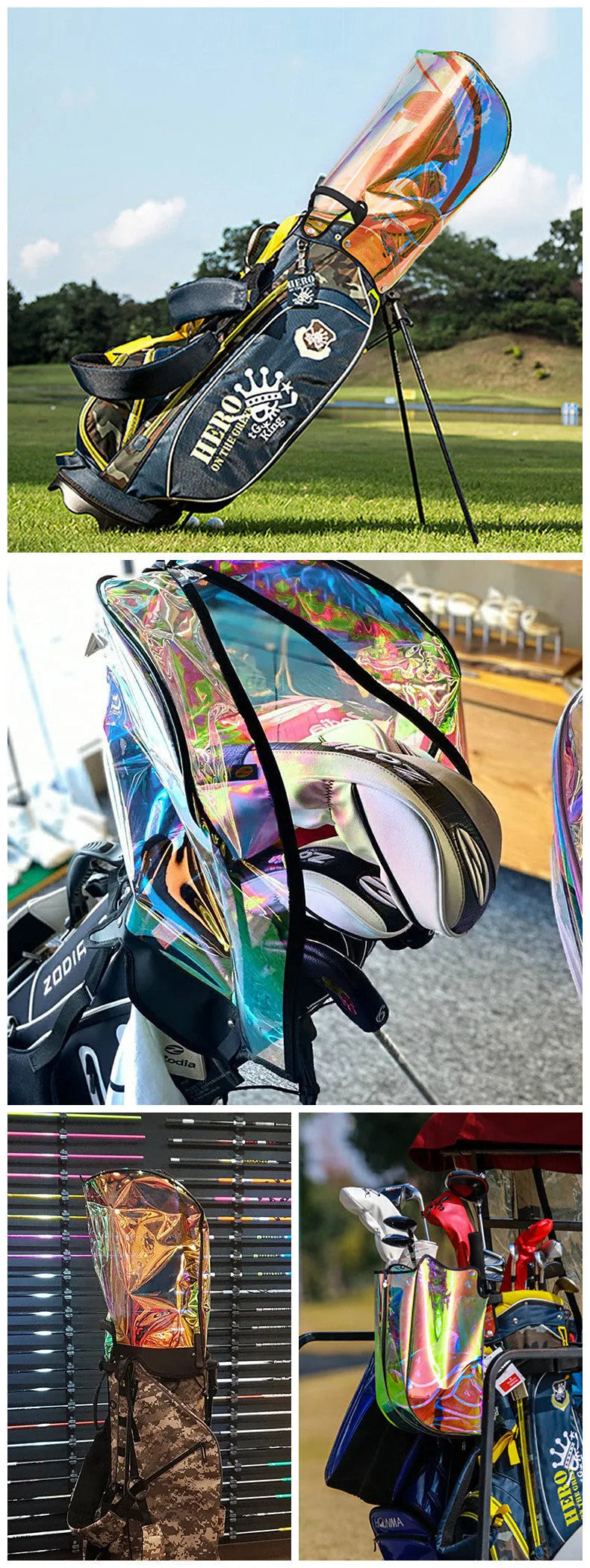Transparent colourful ball bag cap with adjustable buckle for waterproof sports equipment protection