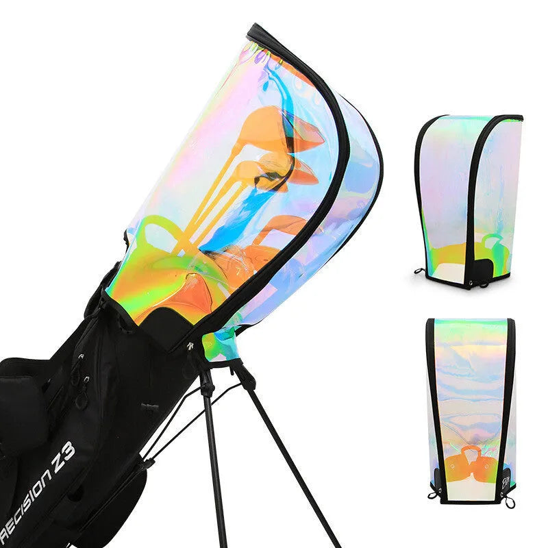Transparent colourful ball bag cap with adjustable buckle for waterproof sports equipment protection